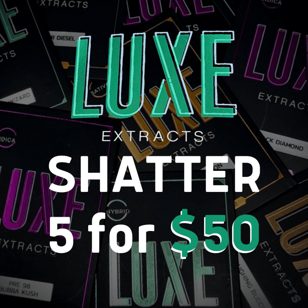 Shatter by Luxe Extracts Bundle Deal BC Medi Chronic