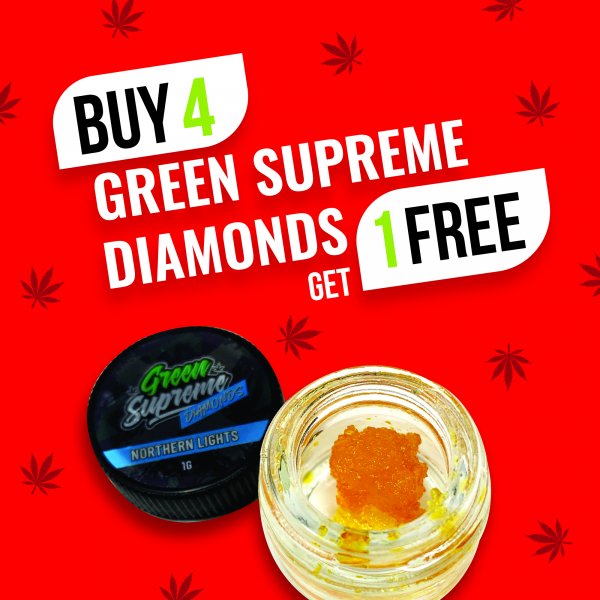 Buy 4 get 1 free Green Supreme