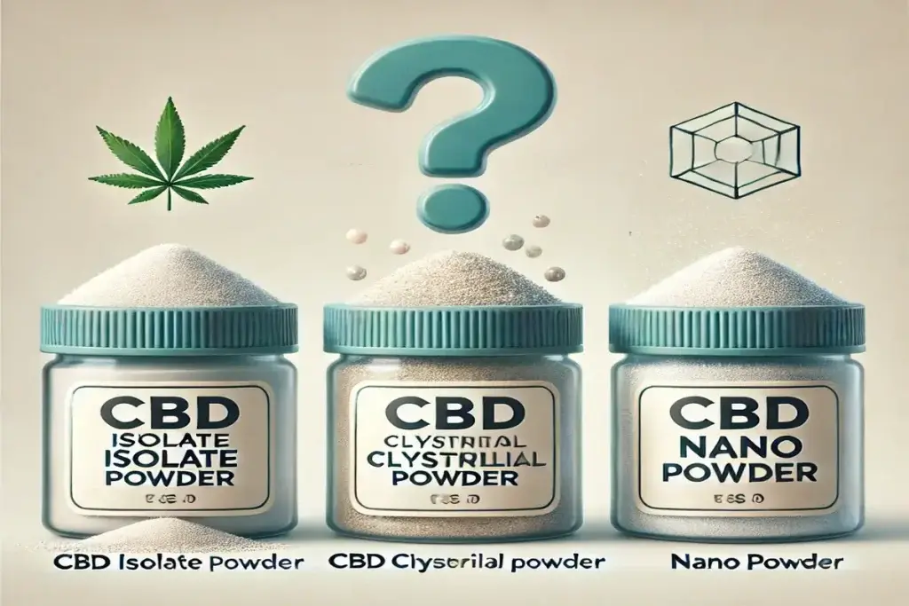 cbd isolate crystalline nano powder