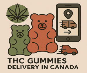 The convenience of THC gummies delivery in Canada
