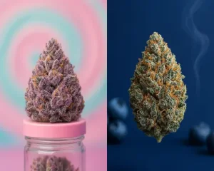 Cotton Candy Strain vs Blue Dream Key Differences