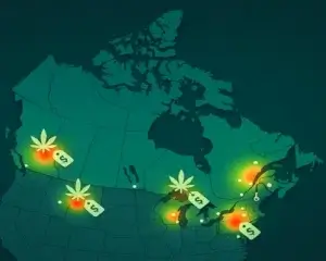 Provinces & cities where Ounce of Weed deals cluster