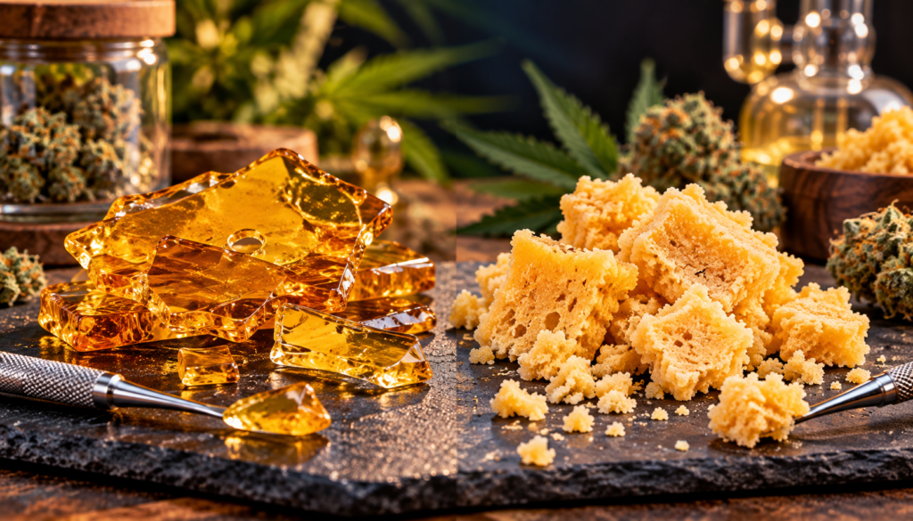 Shatter vs Crumble in A Guide to Choosing the Right Concentrate